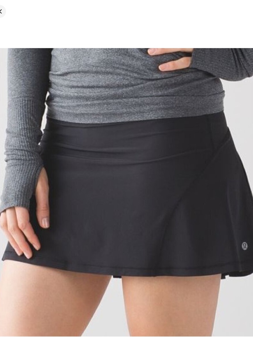 lululemon athletica Black Pleated Active Skirt - Picture 9 of 9